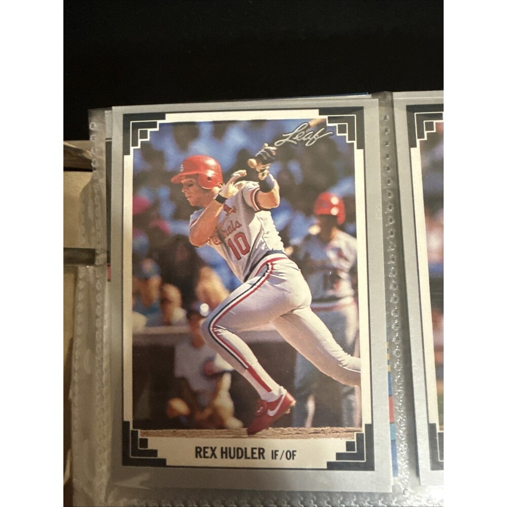 1991 Leaf - Rex Hudler #212